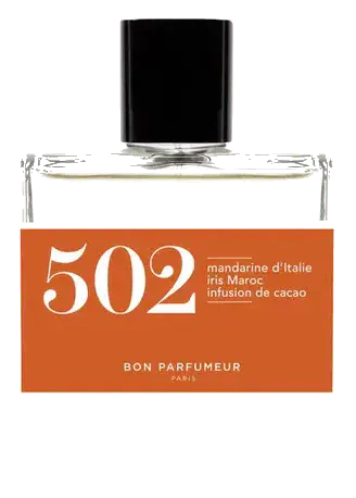 Bon Parfumeur 502 mandarine, iris, infusion de cacao