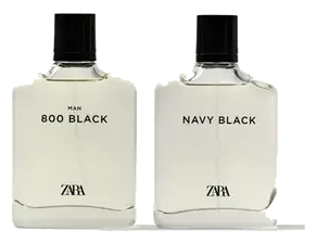 Zara Navy Black + Zara Man 800 Black 2X (3,4 Fl. Oz